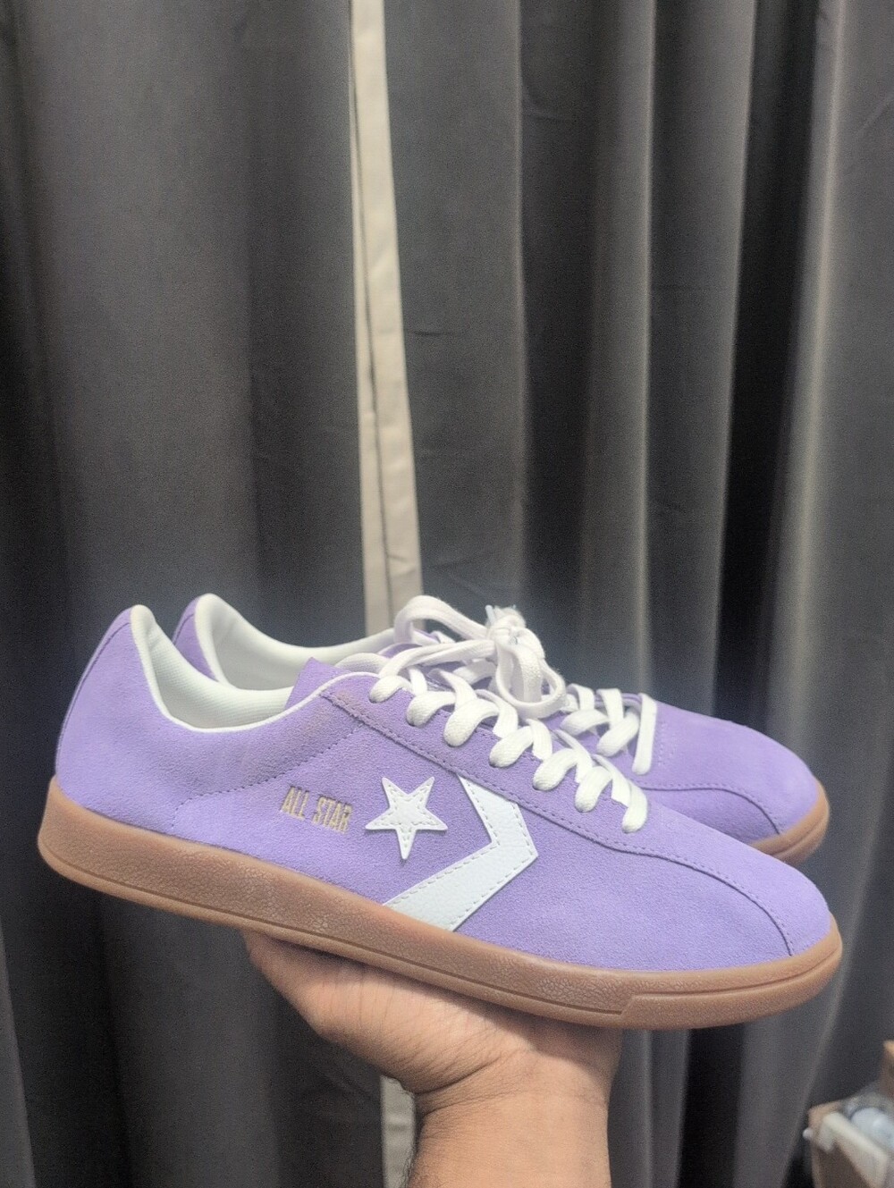 lilac-purple Converse All Star Classic Trainer Suede low-top shoes Size 9